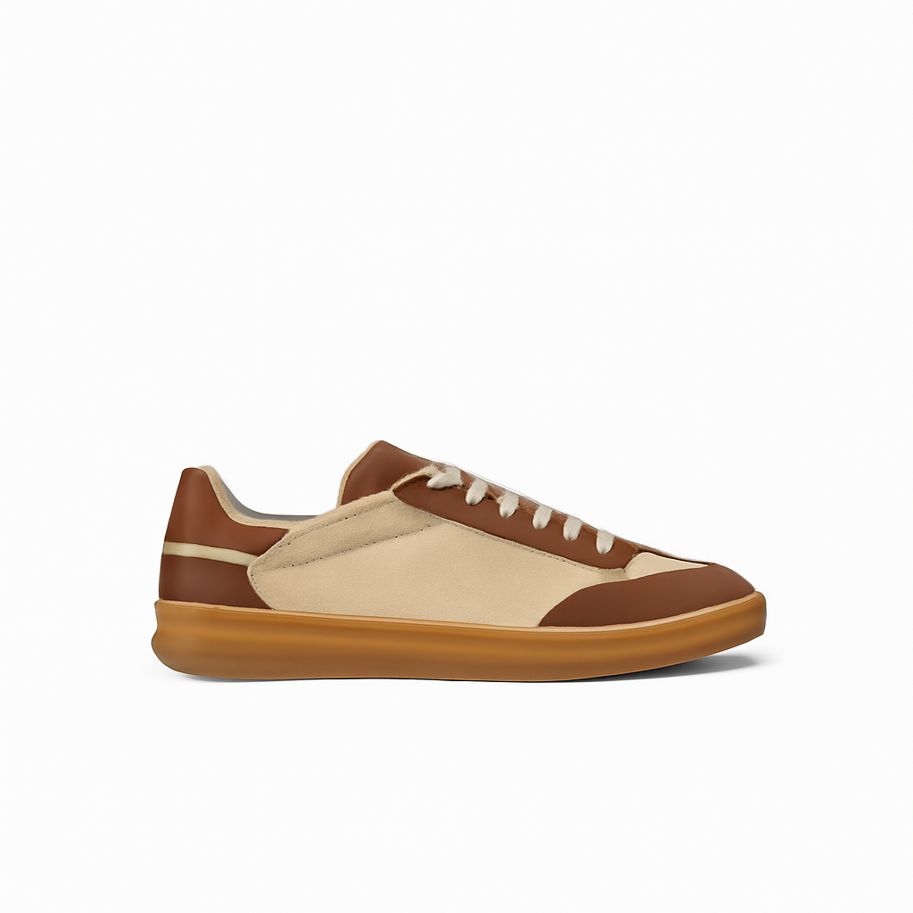 Natural Caramel Canvas Sneakers