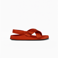 Damen-Sandale Herbst Orange