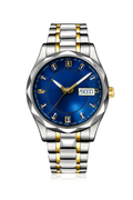 40mm Herrenarmbanduhr mit Leuchtmasse aus Stahl