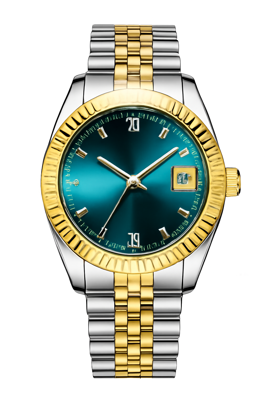 40mm wasserdichte Herrenarmbanduhr aus Edelstahl
