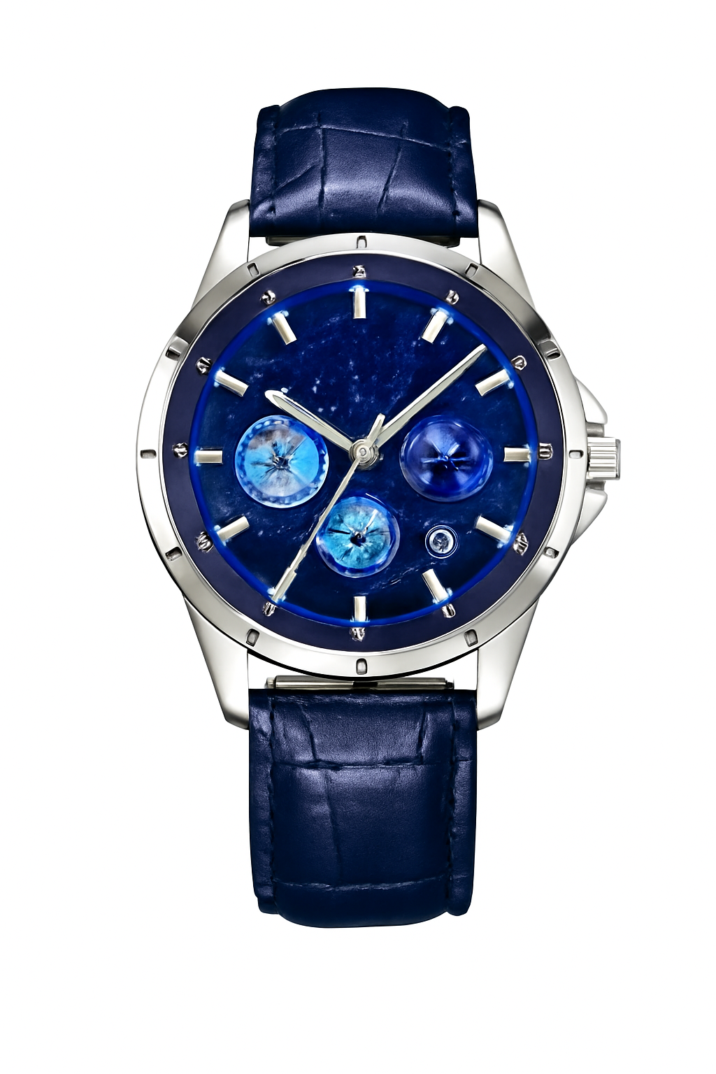 Armbanduhr mit Weltraum-Motiv
