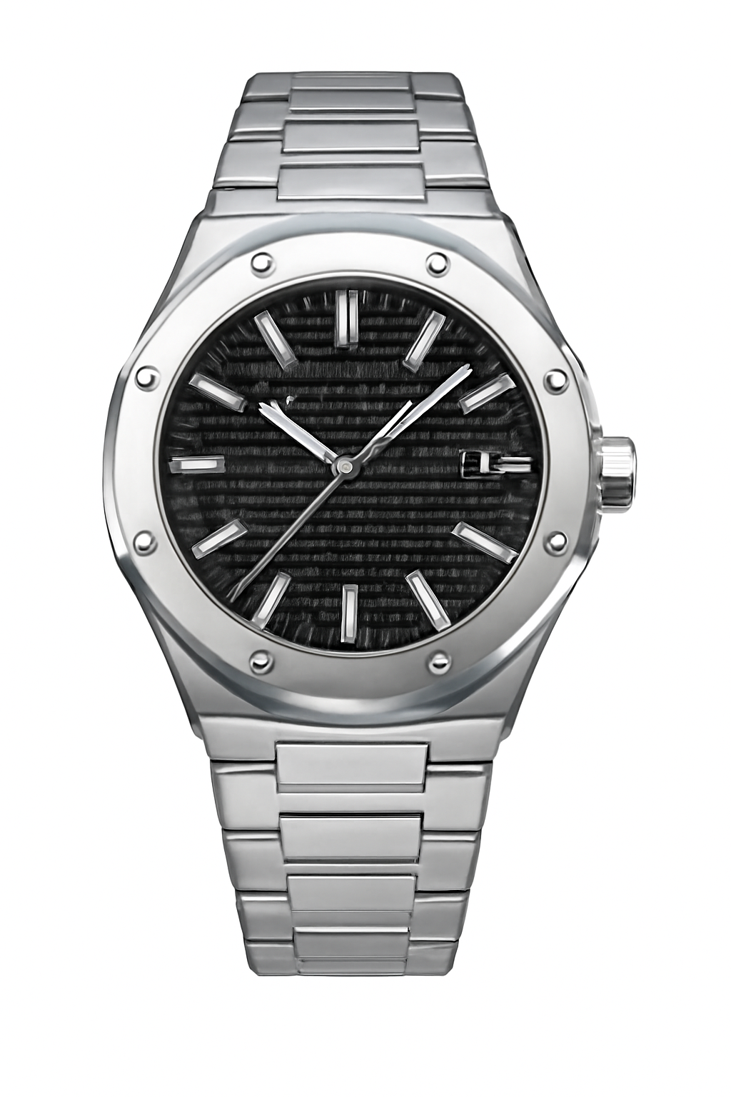 Uhr mit Band in Binbond-Design