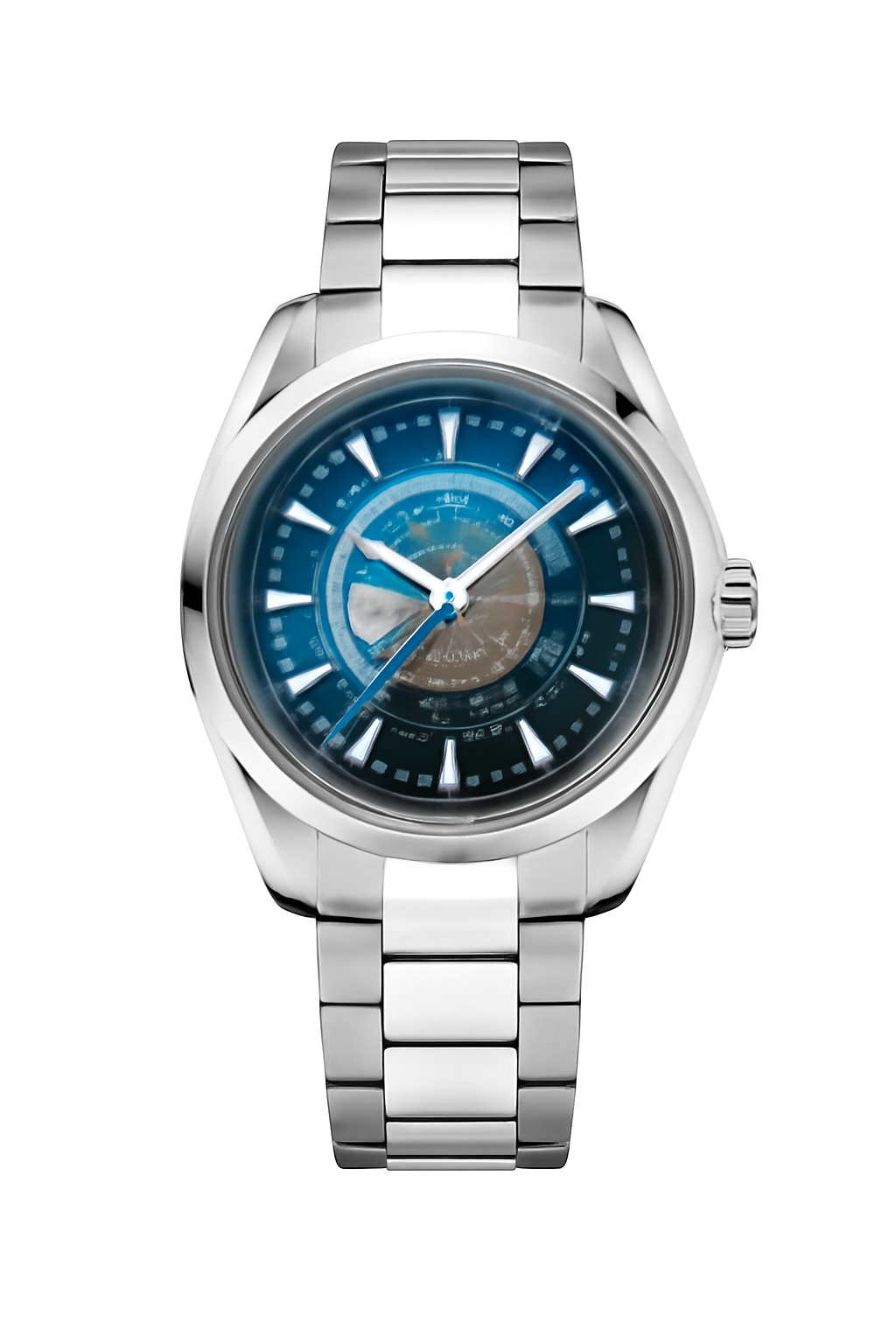 Herrenuhr mit Weltzeitfunktion