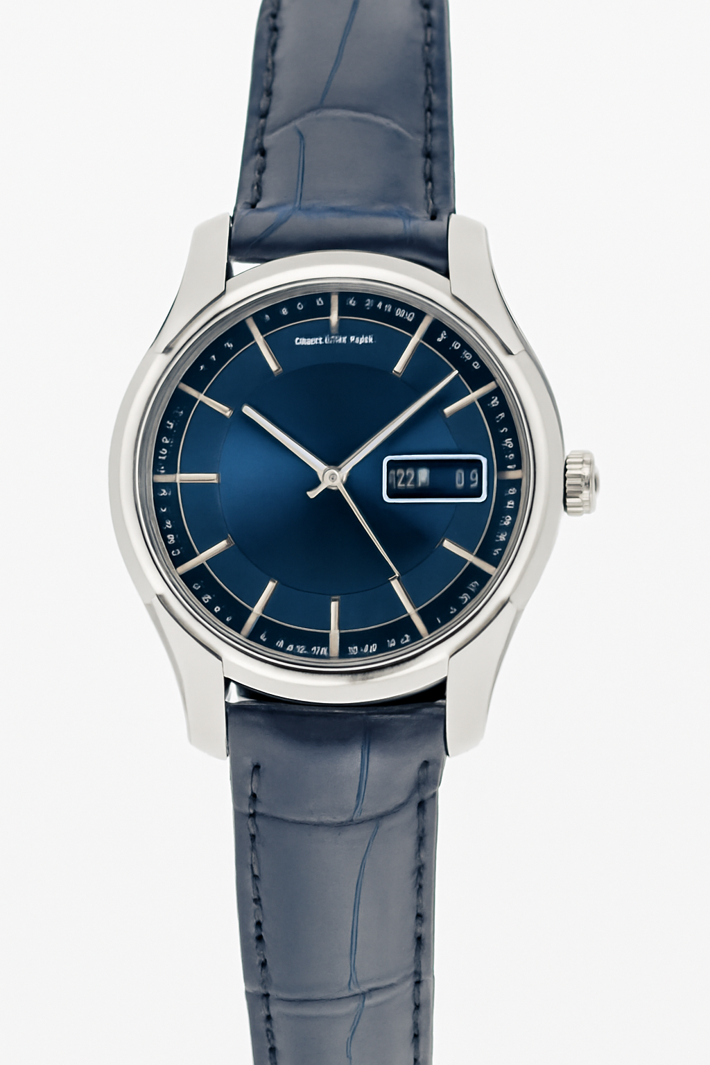 Herrenuhr mit Weltzeitfunktion